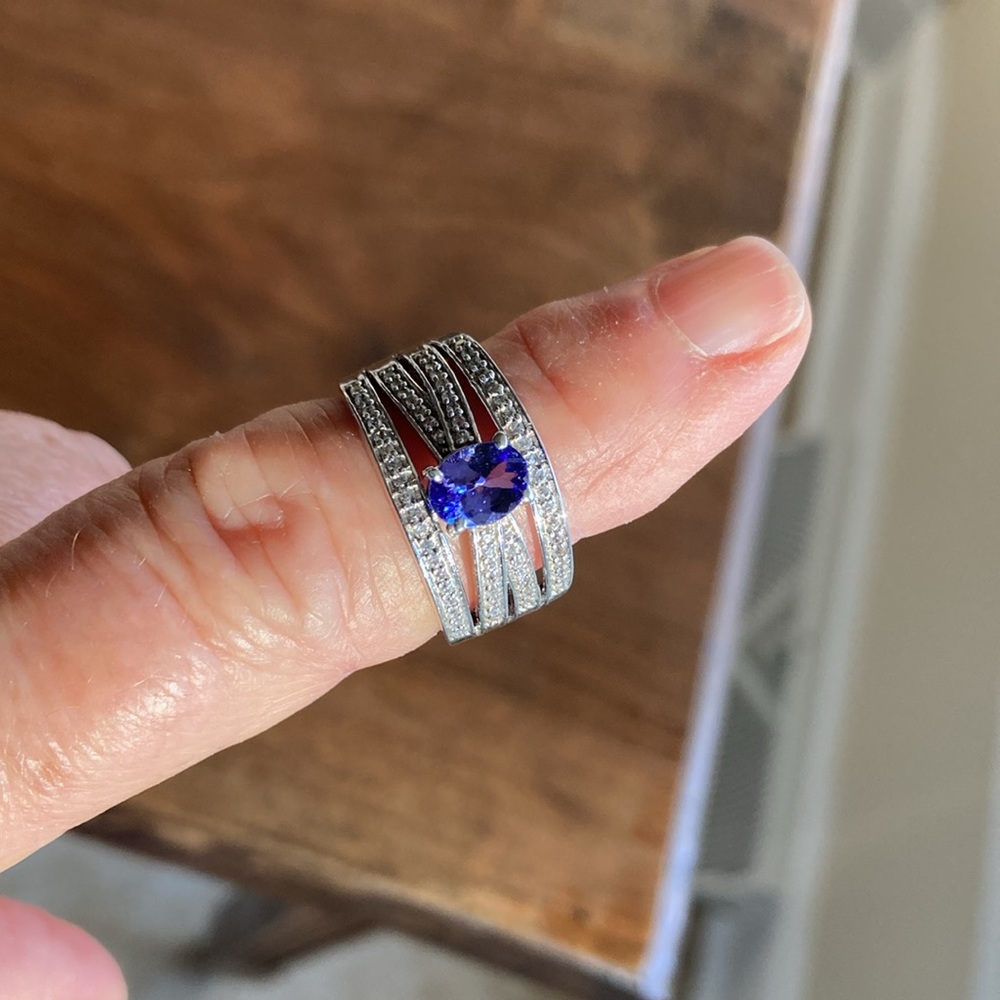Tanzanite in Sterling - Picture 8 of 14